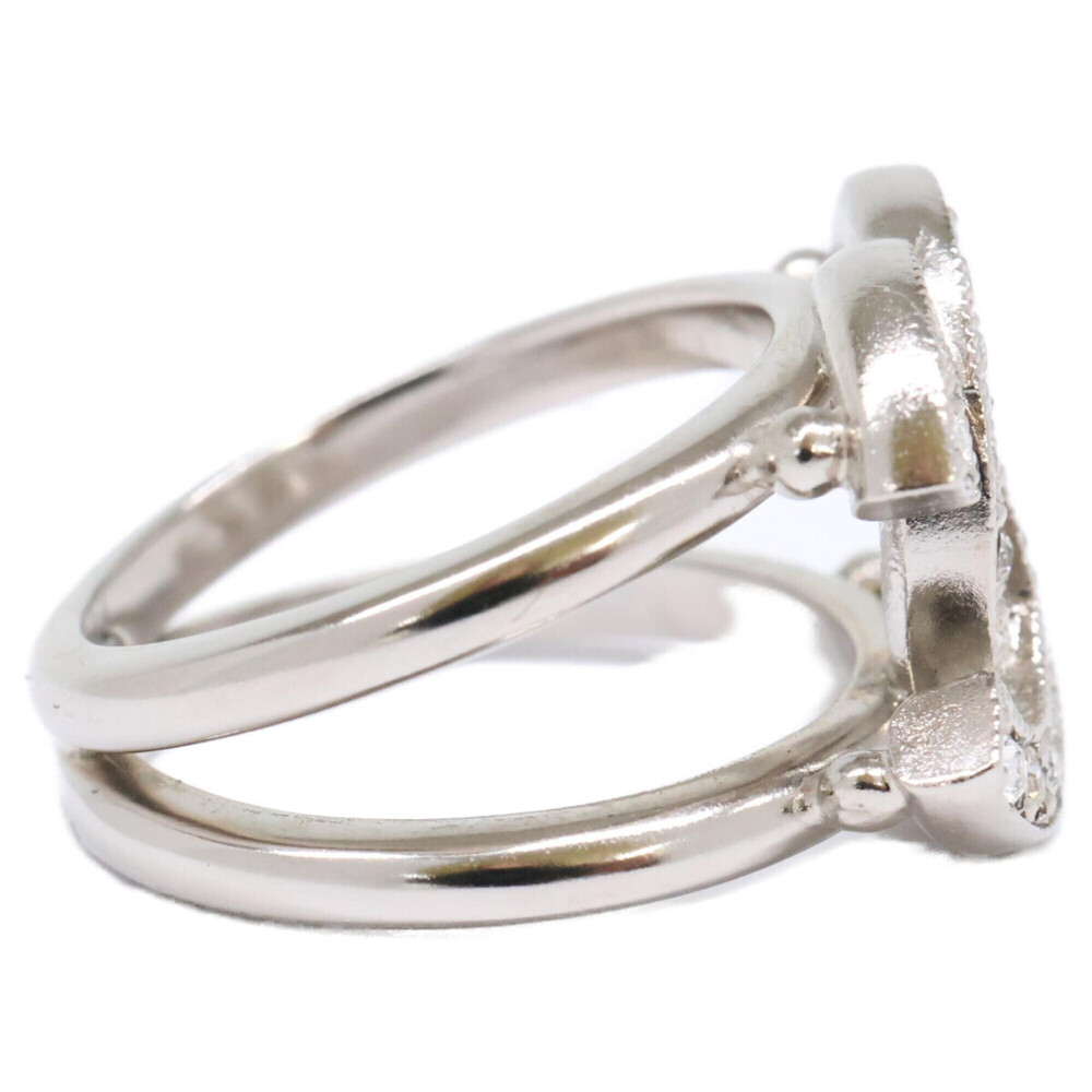 CHANEL Silver Logo Ring - Picture 4 of 7